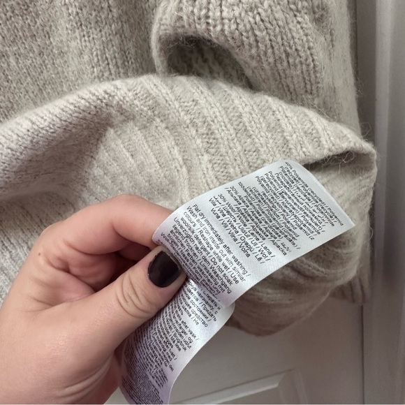 Part Two Copenhagen beige tan crew sweater layering XS - Picture 8 of 8